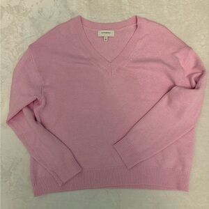 Banana Republic Light Pink V-Neck Sweater